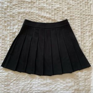 oak + fort black tennis skirt size 4